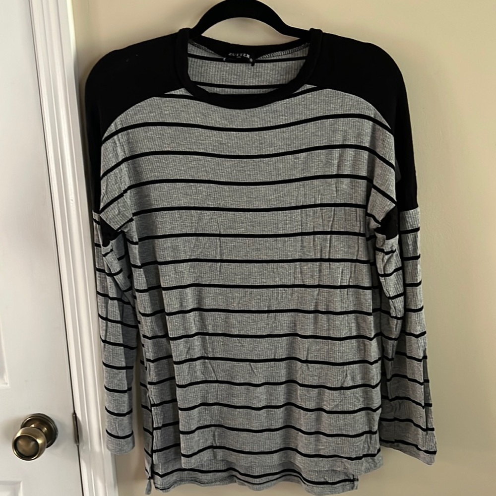 Zutter Women’s Striped Long Sleeve - Medium